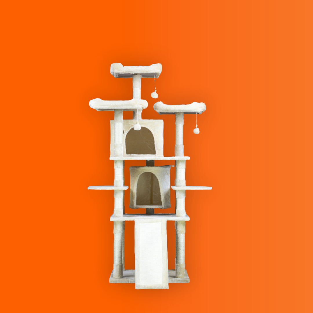 TREKKER KISSAN KIIPEILYPUU TOWER 170CM, BEIGE