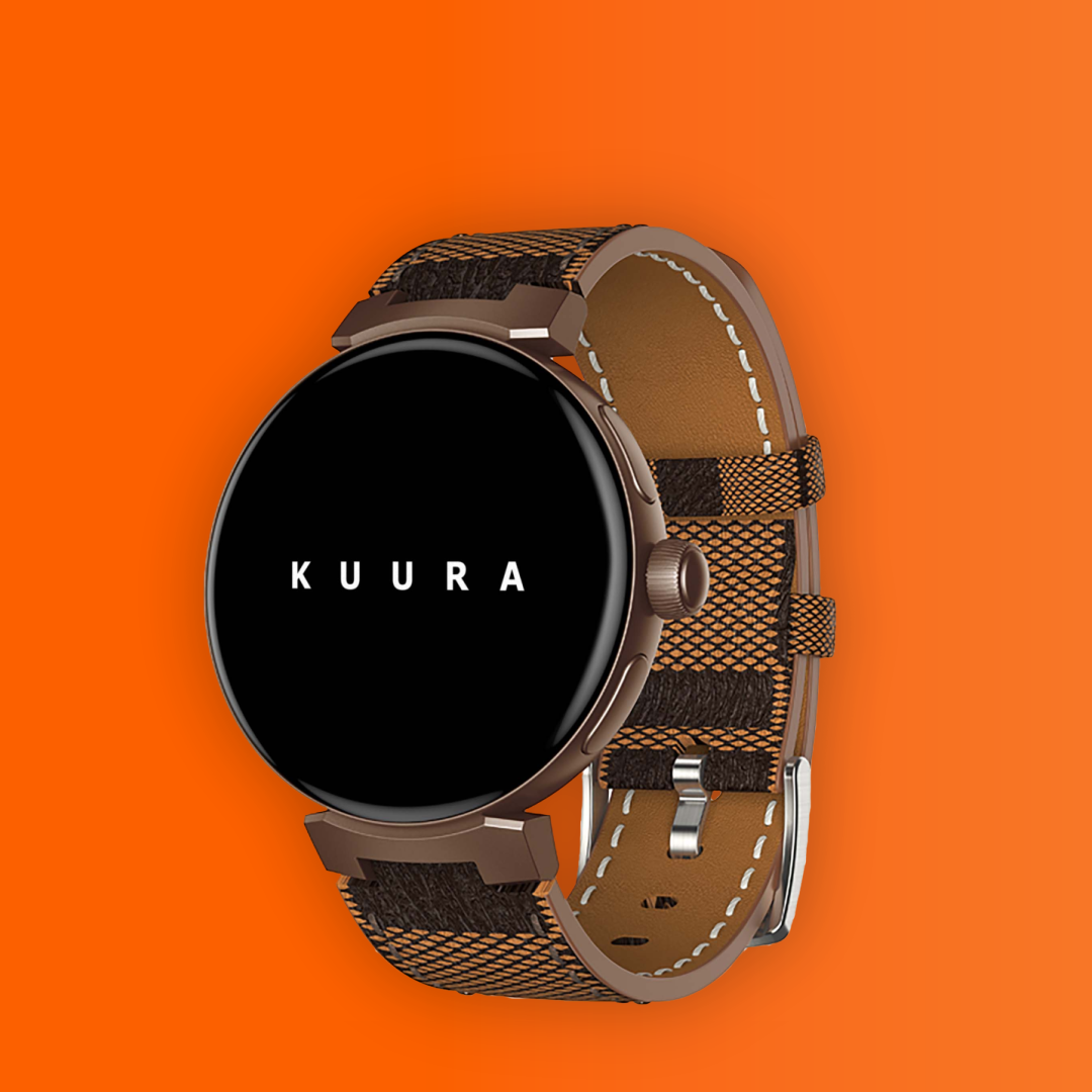 KUURA SMARTWATCH FM1 V3, BRUN