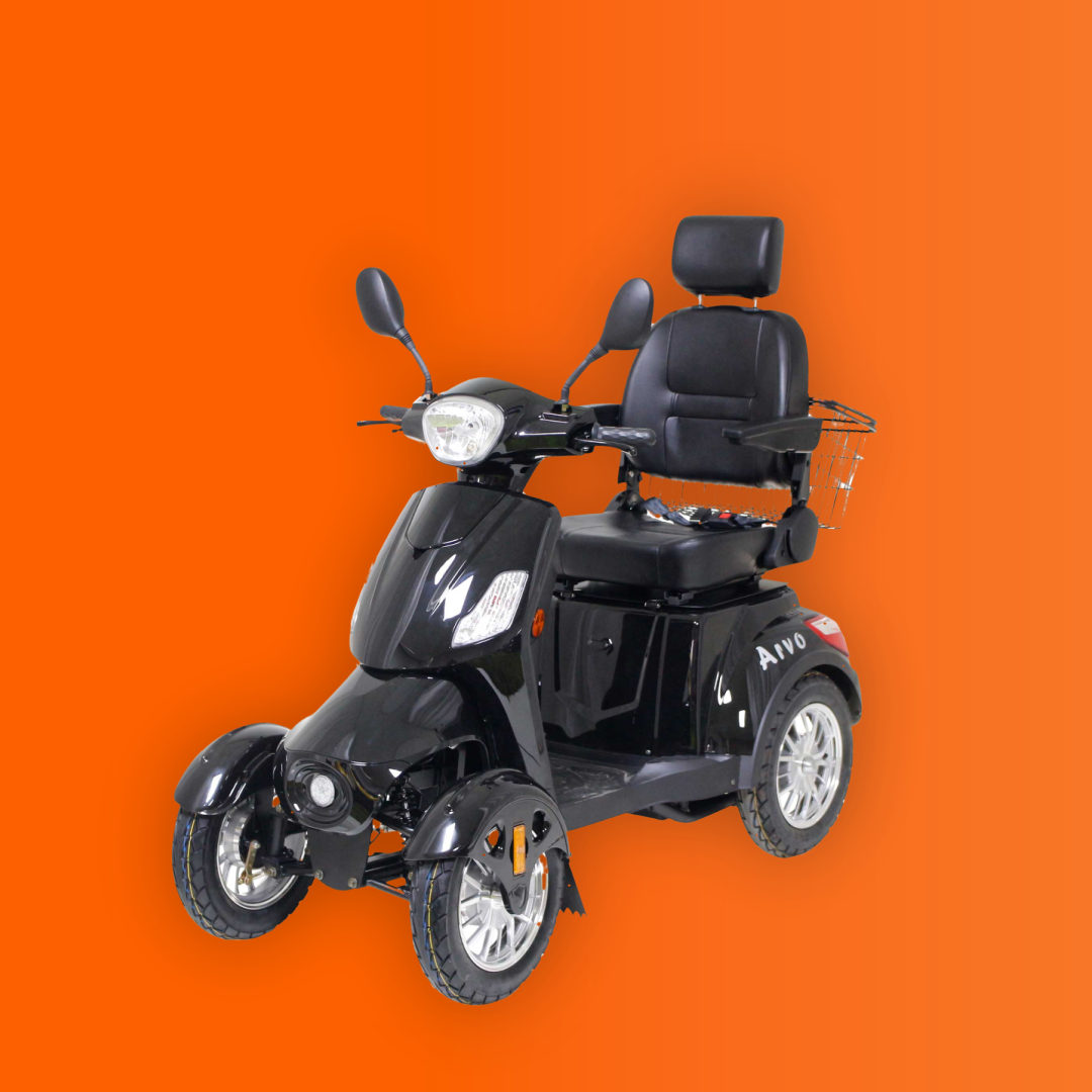 ARVO SENIORISKOOTTERI P400 MUSTA