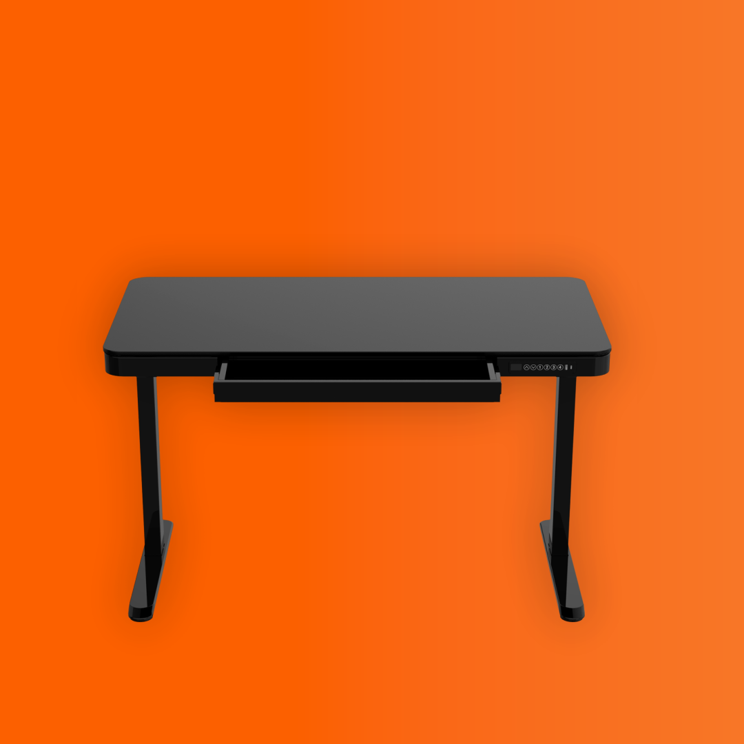 LYKKE ELEKTRISK HEV SENK SKRIVEBORD 120X60CM POLAR, SVART