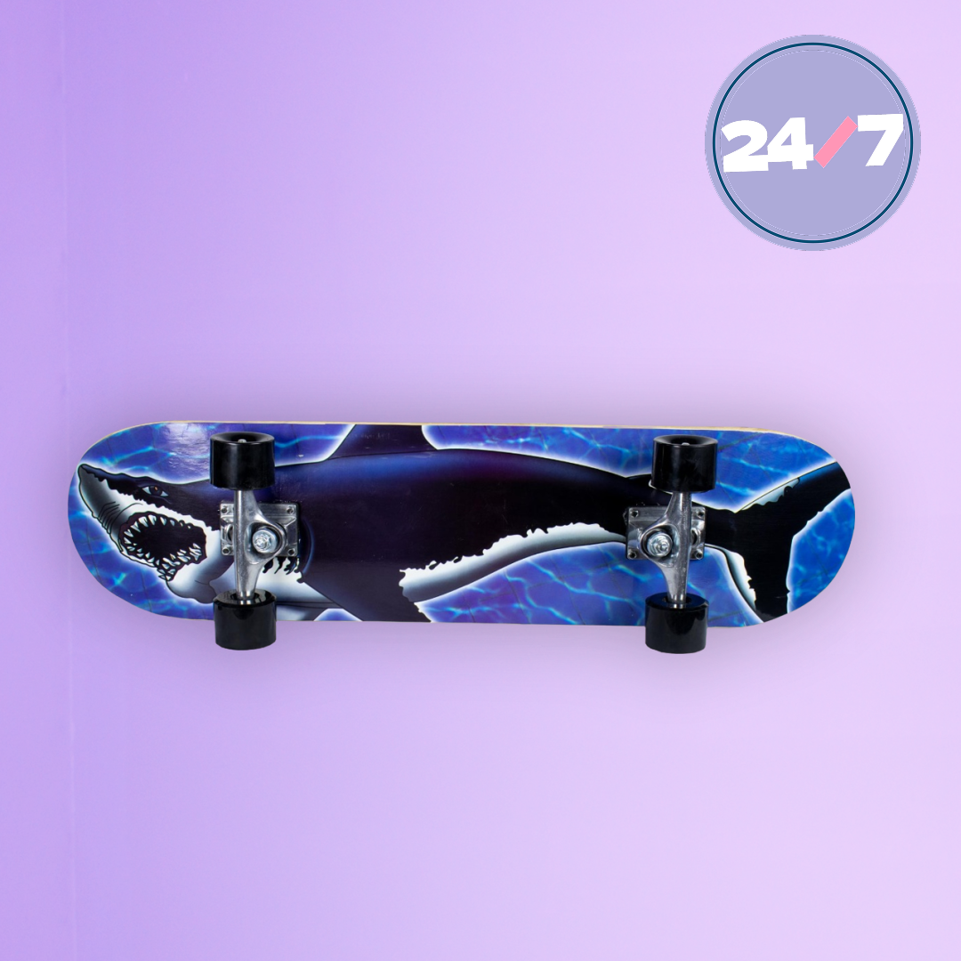 SANDBAR RULLALAUTA SHARK 31X8. Nyt 19,90 euroa.