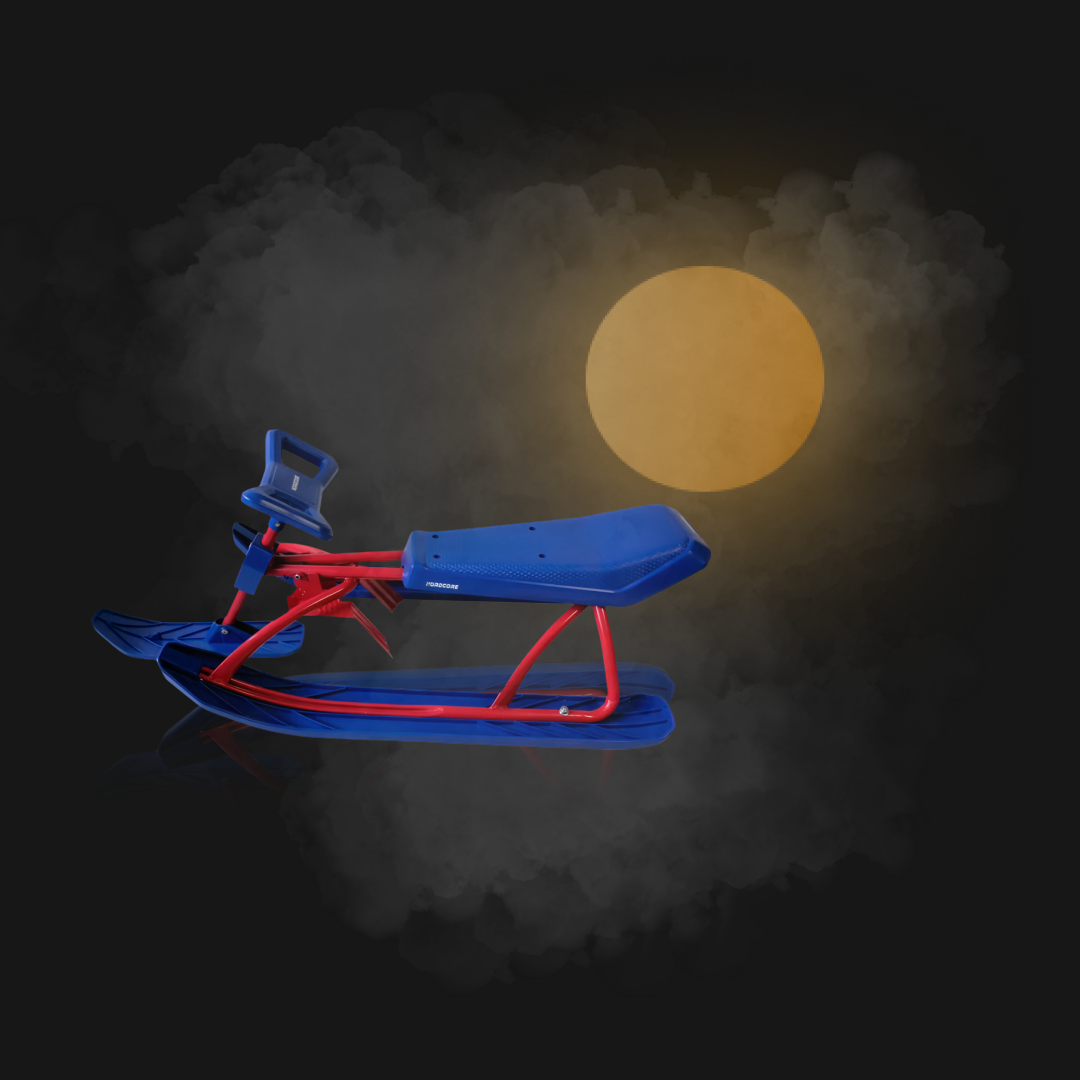 Nordcore rattikelkka sininen