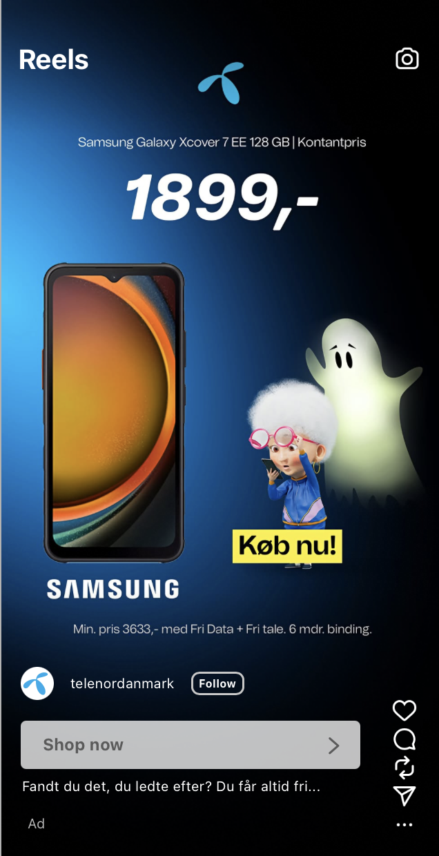 Telenor 9x16 placement