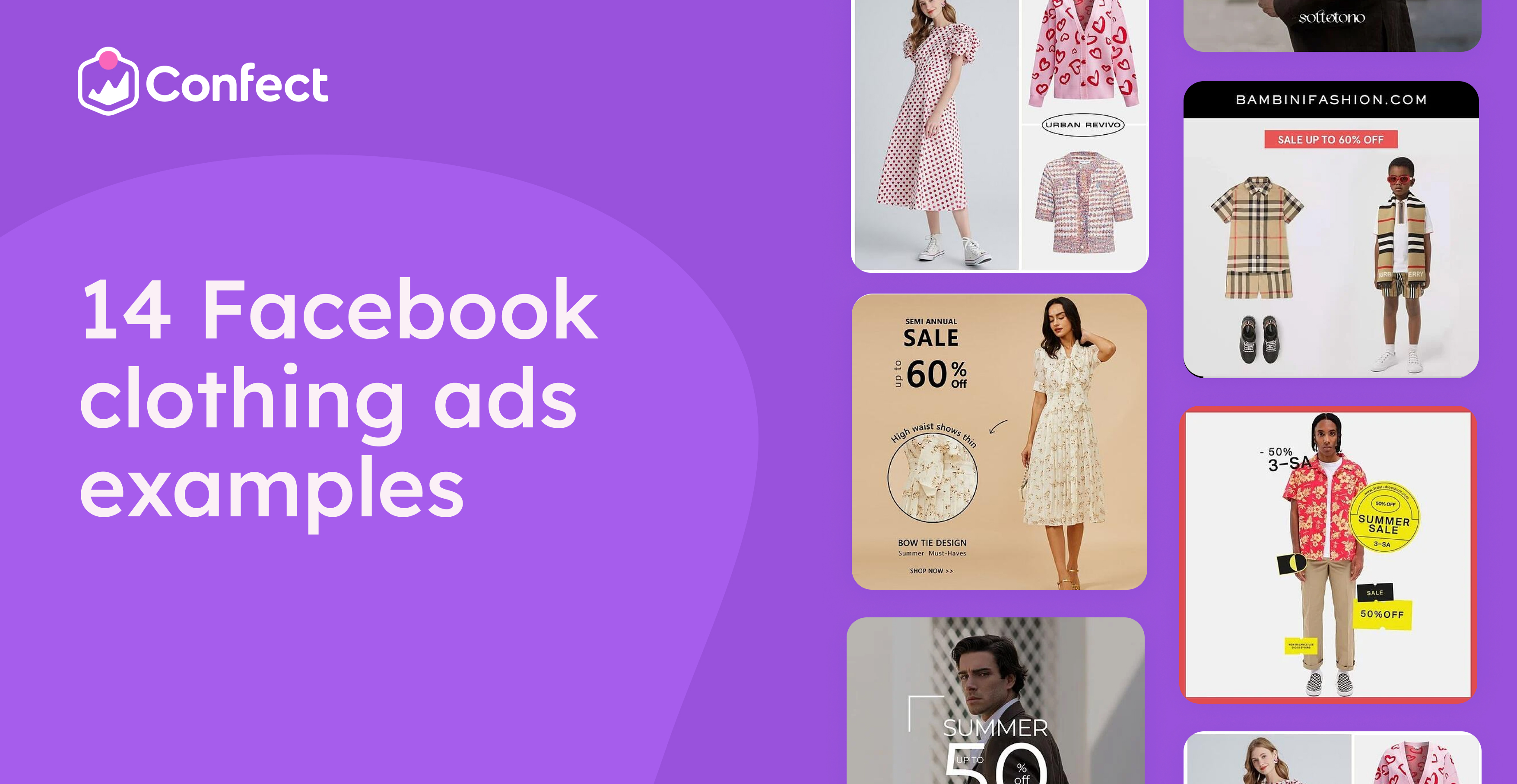 14 Facebook clothing ads examples 