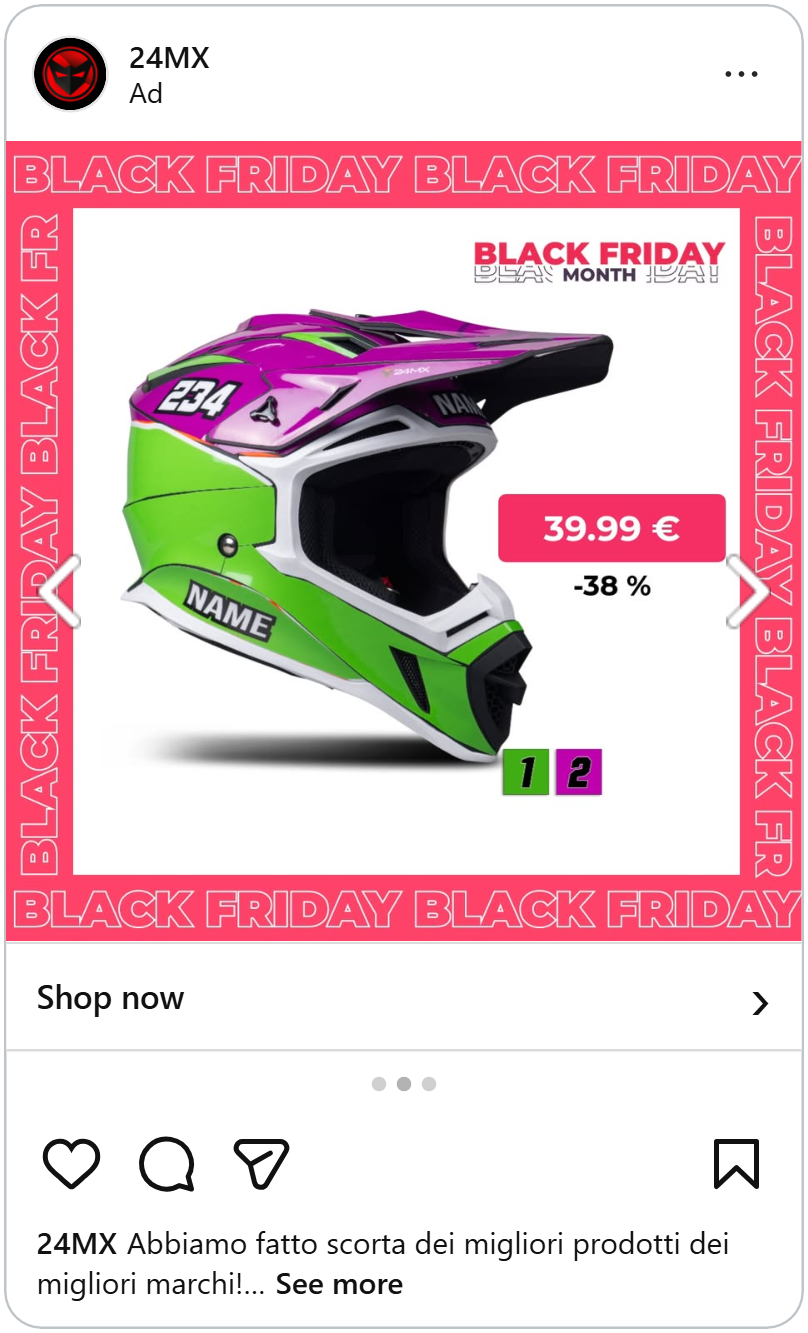 24mx instagram black friday 2026 catalog ad example