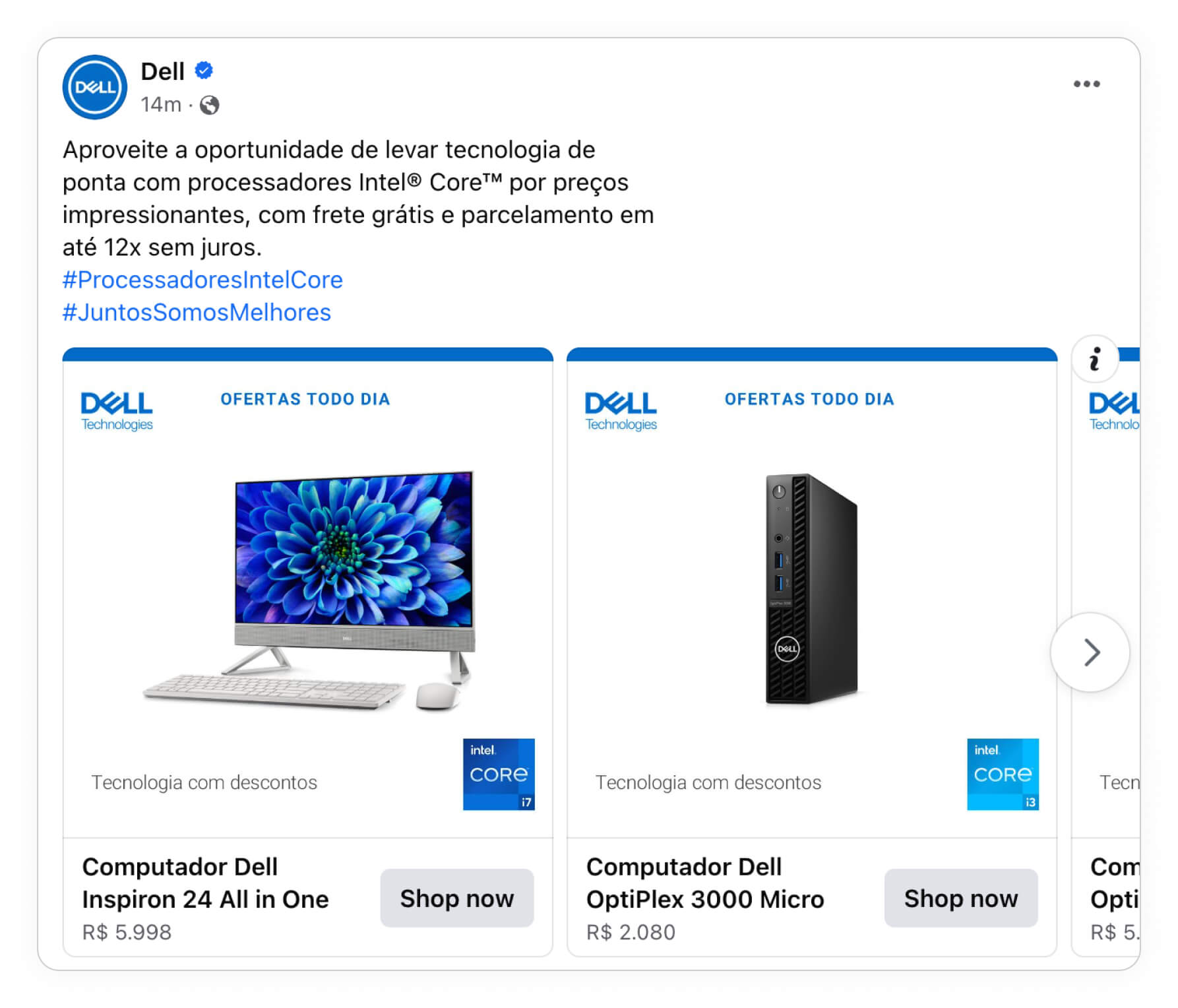 processor visual highlight catalog ads