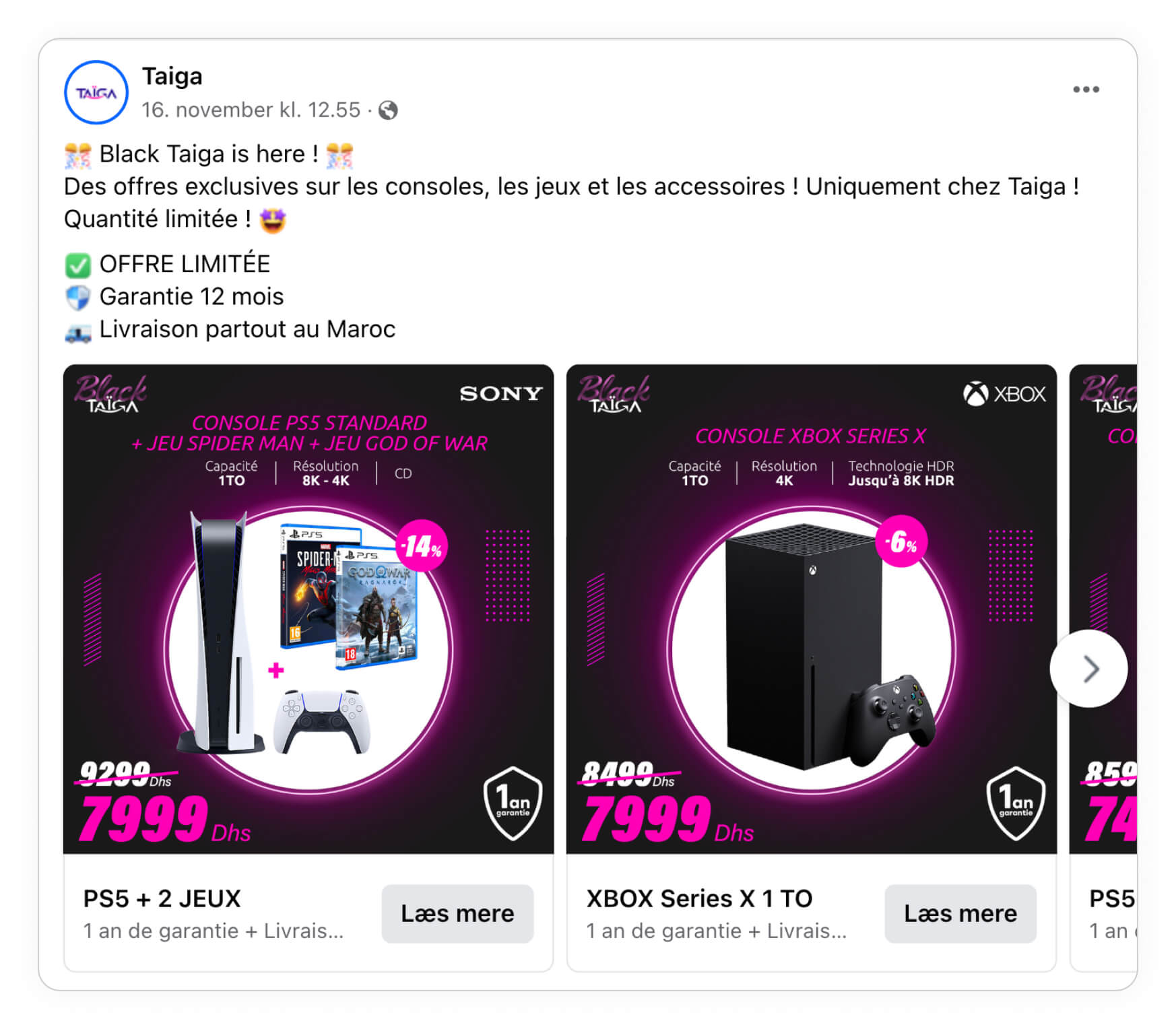 Electronics black friday catalog ad example