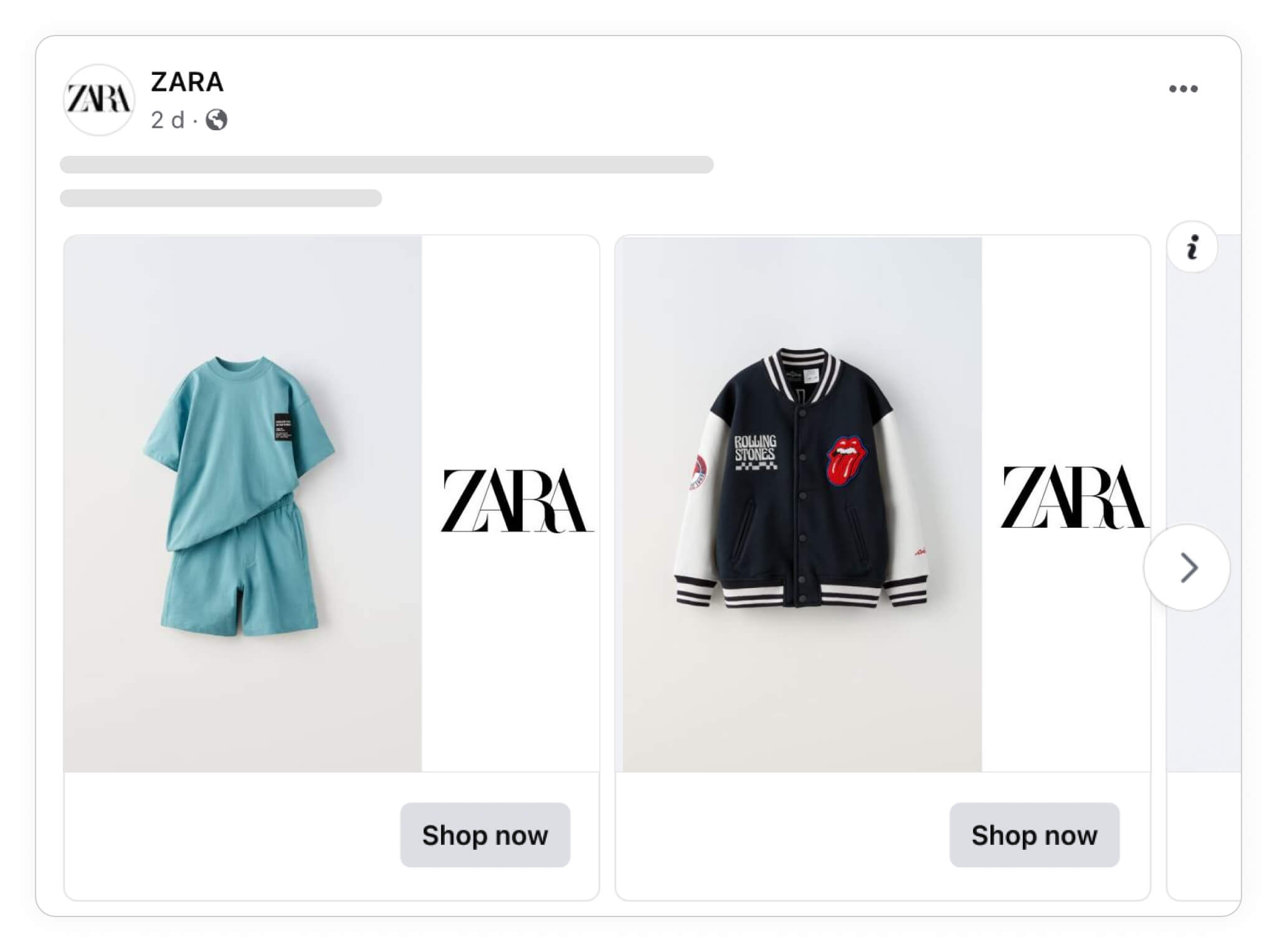 zara catalog ad example v3