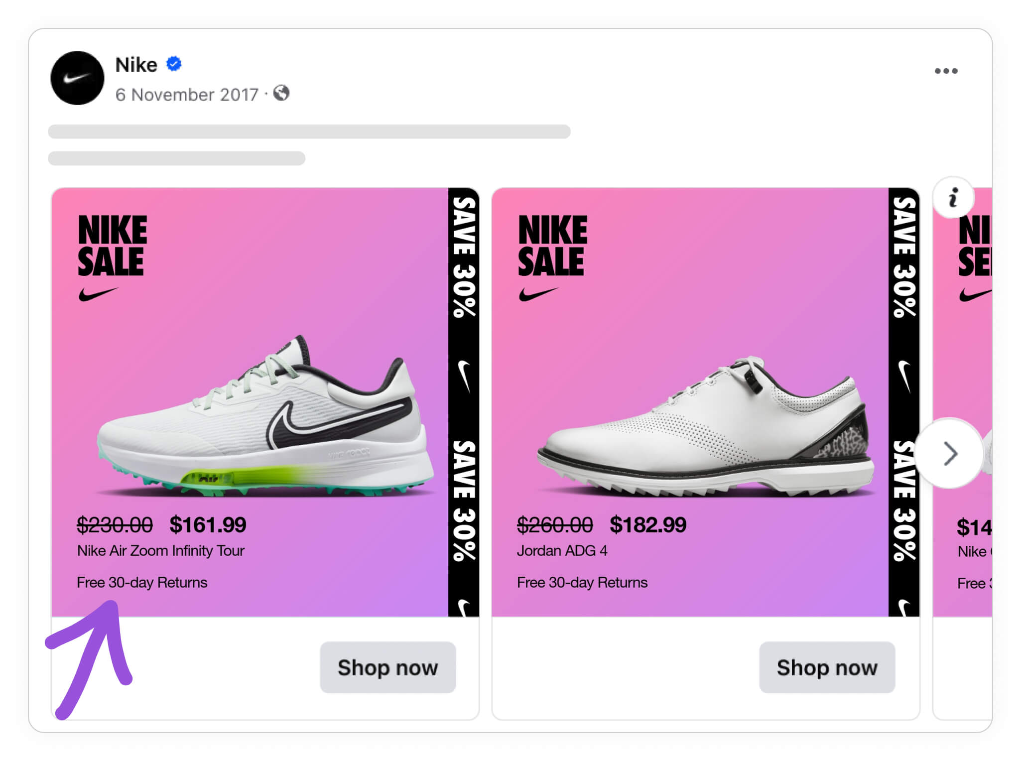 nike catalog ad example
