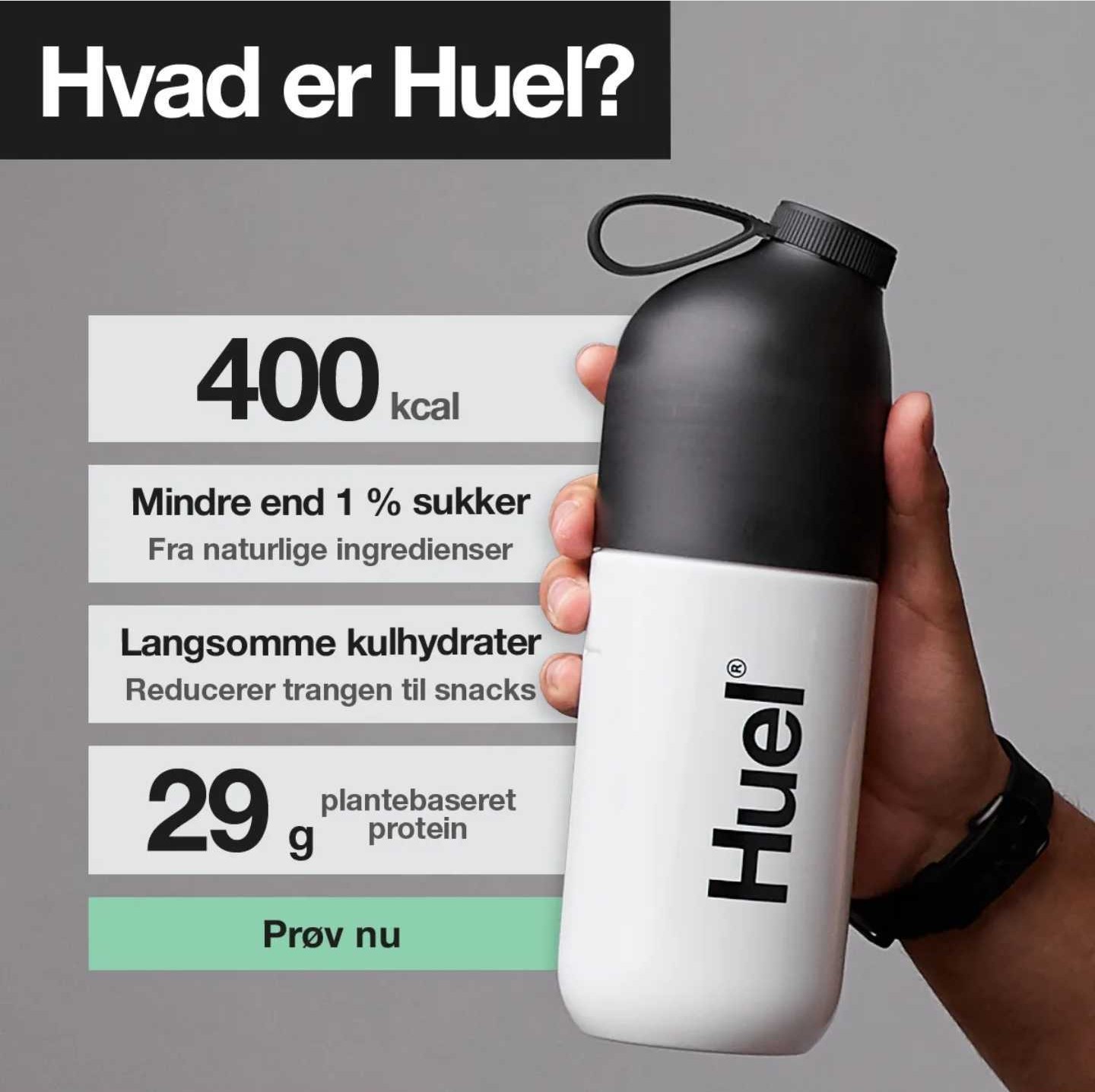 Huel Clear Shaker Bottle