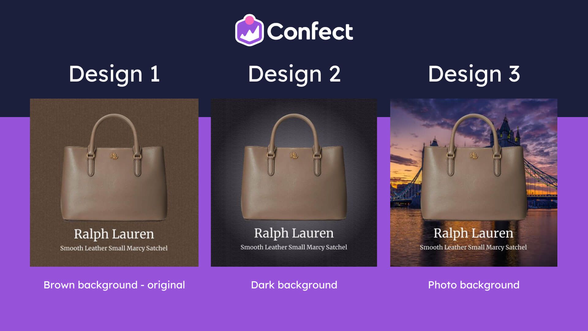 a/b test designs ralph lauren