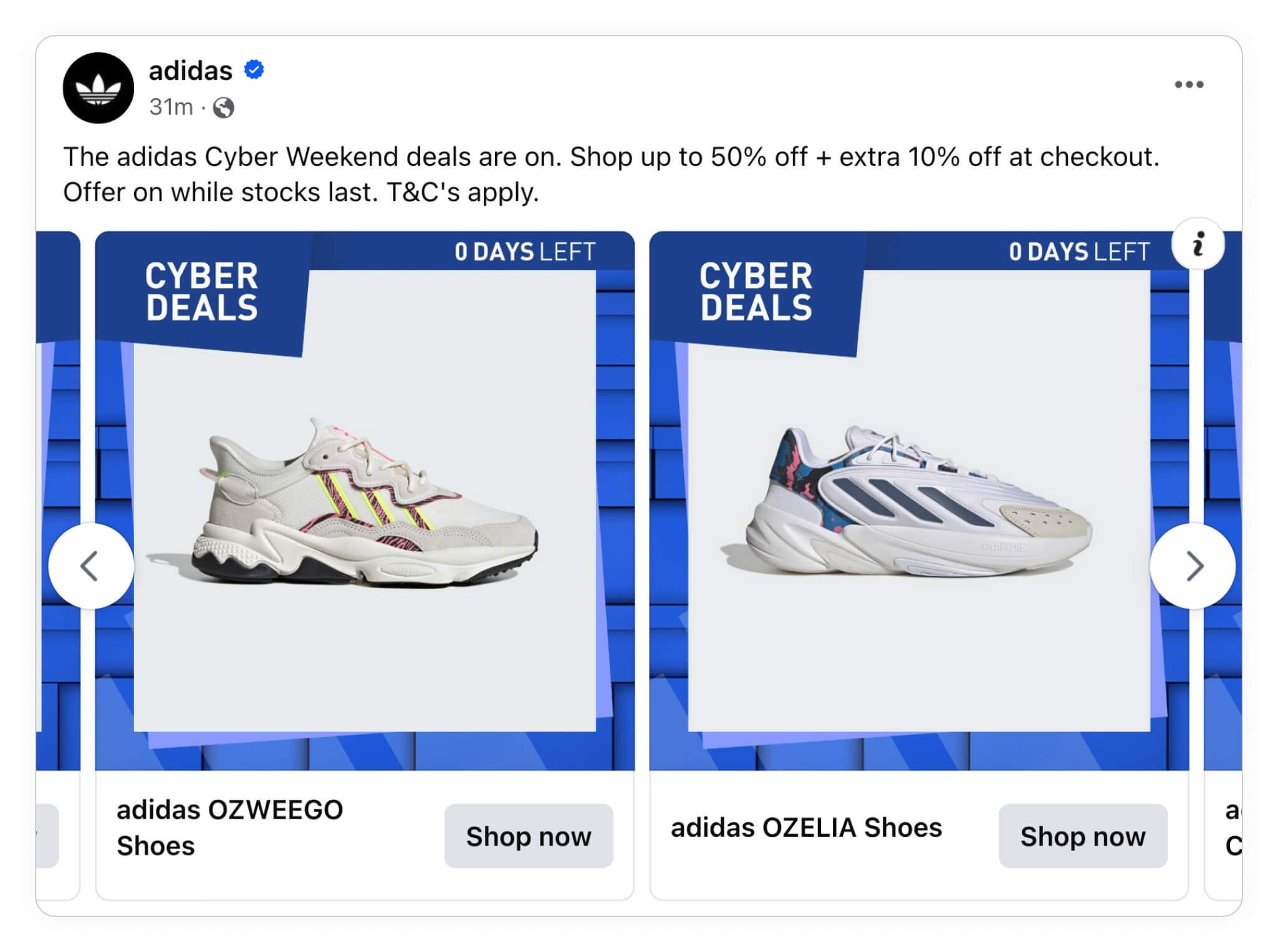 adidas mid-end brands catalog ad