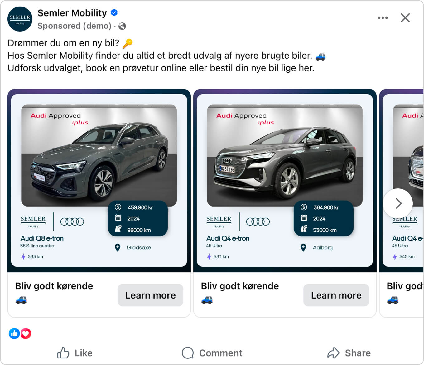 audi catalog ads meta