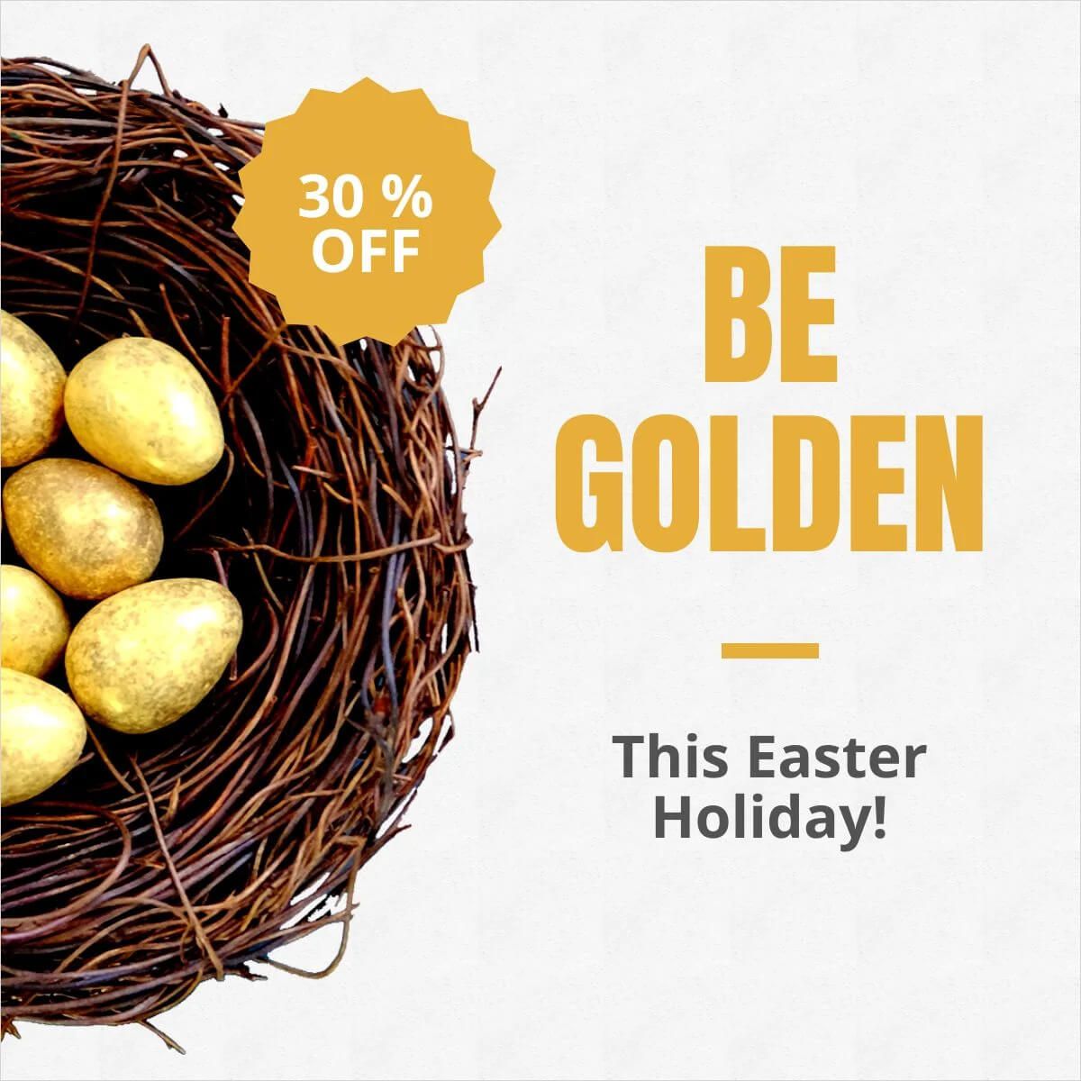 be golden ad example
