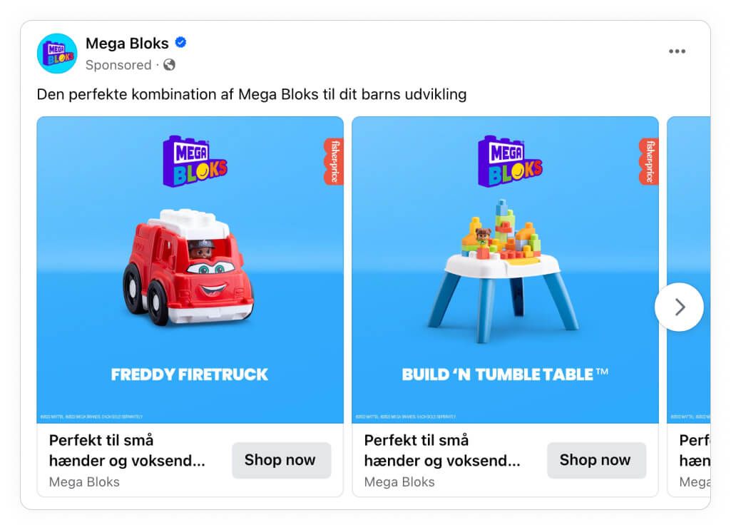 brands and dtc companies catalog ad mega bloks