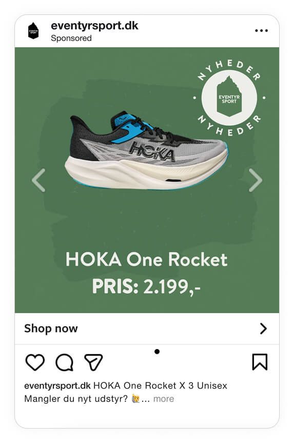 catalog ad of the week instagram ad eventyrsport single ad