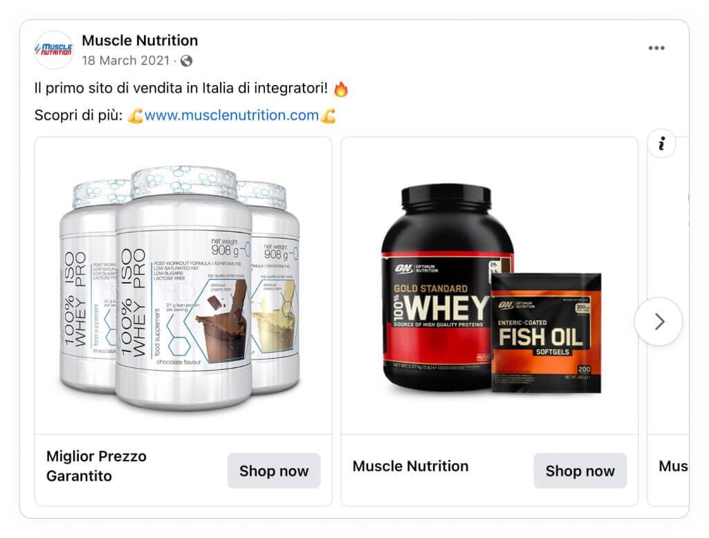 dynamic product ads with white background generic