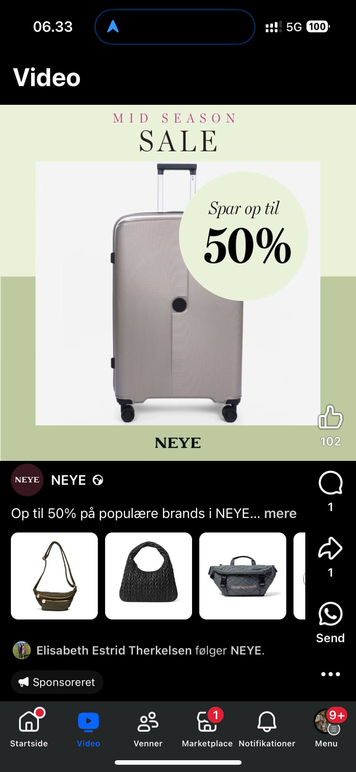 collection ad facebook video neye