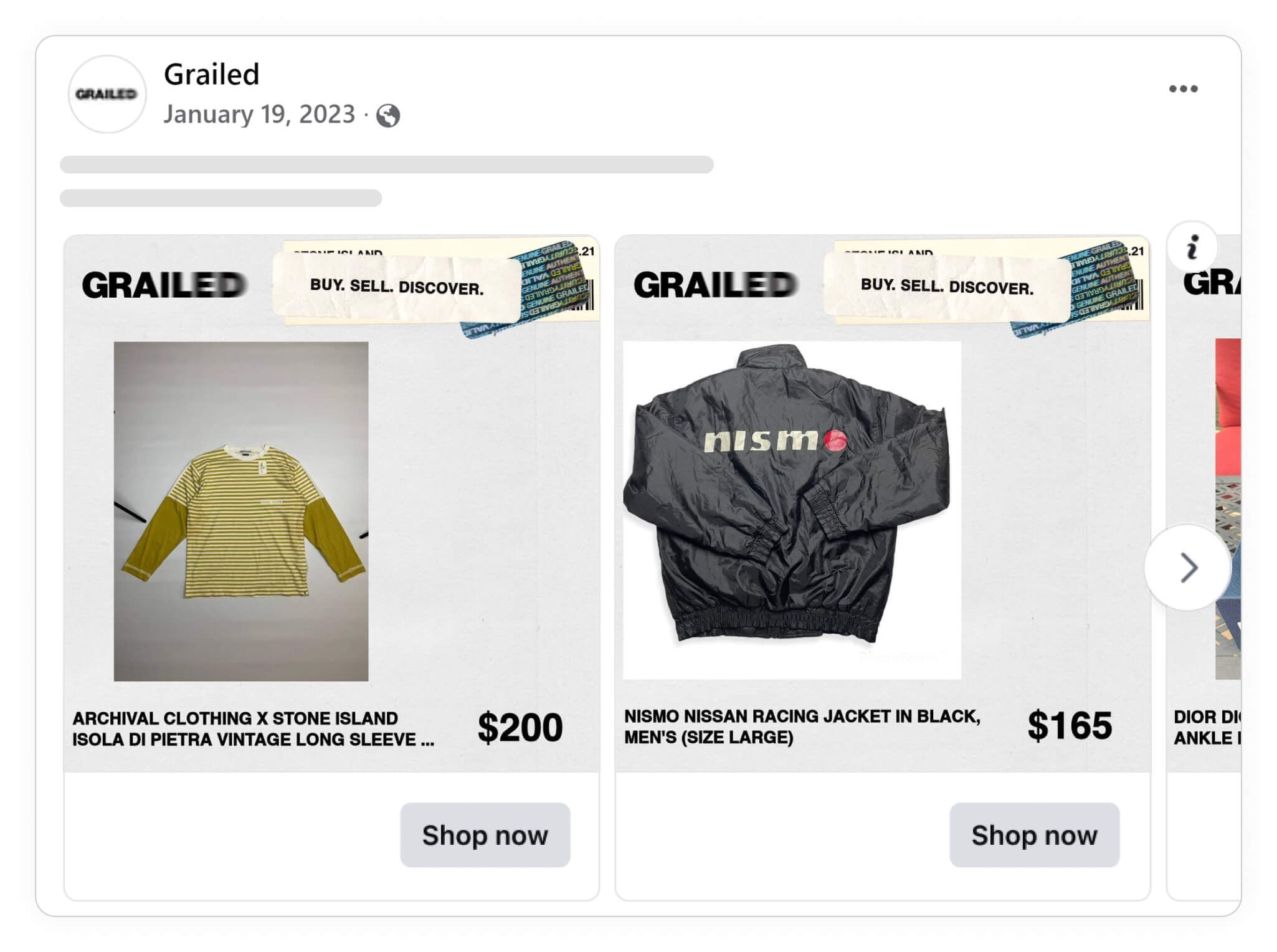 description in catalog ads facebook dynamic product ads