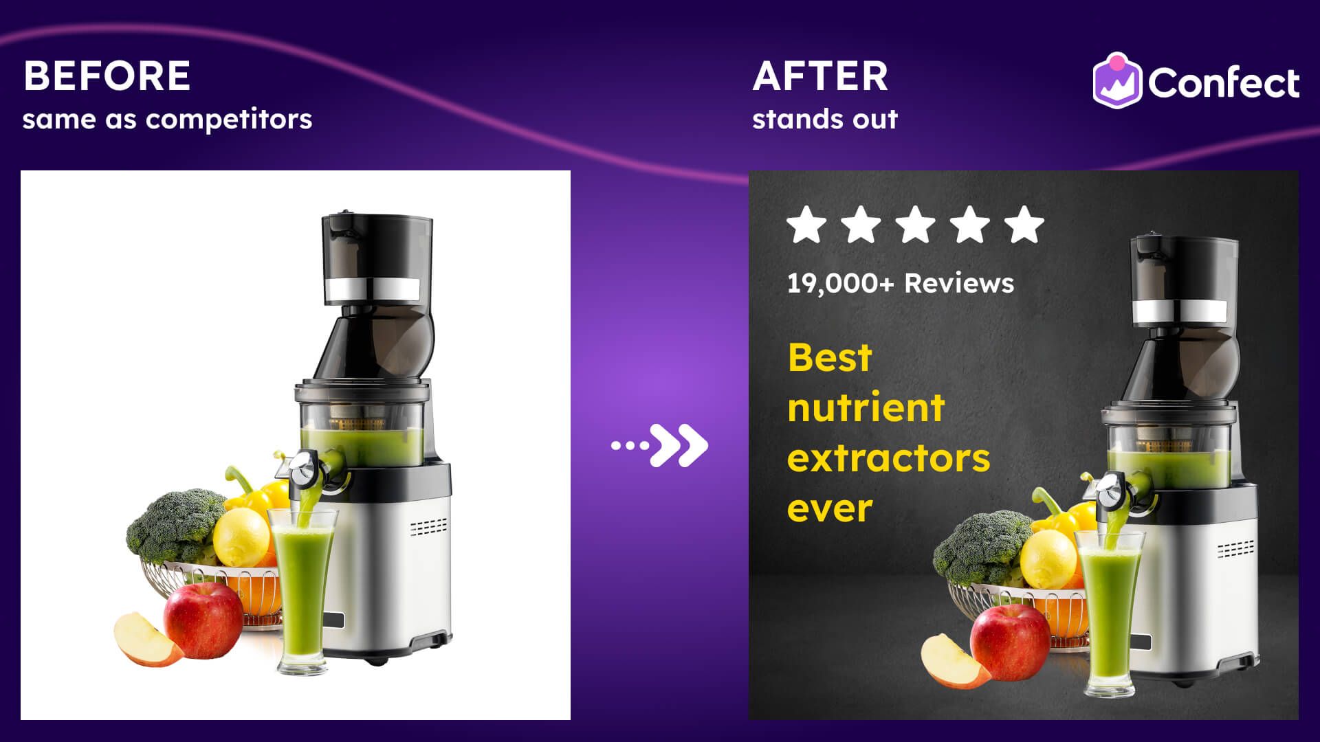 dynamic product ads with social proof and ratings