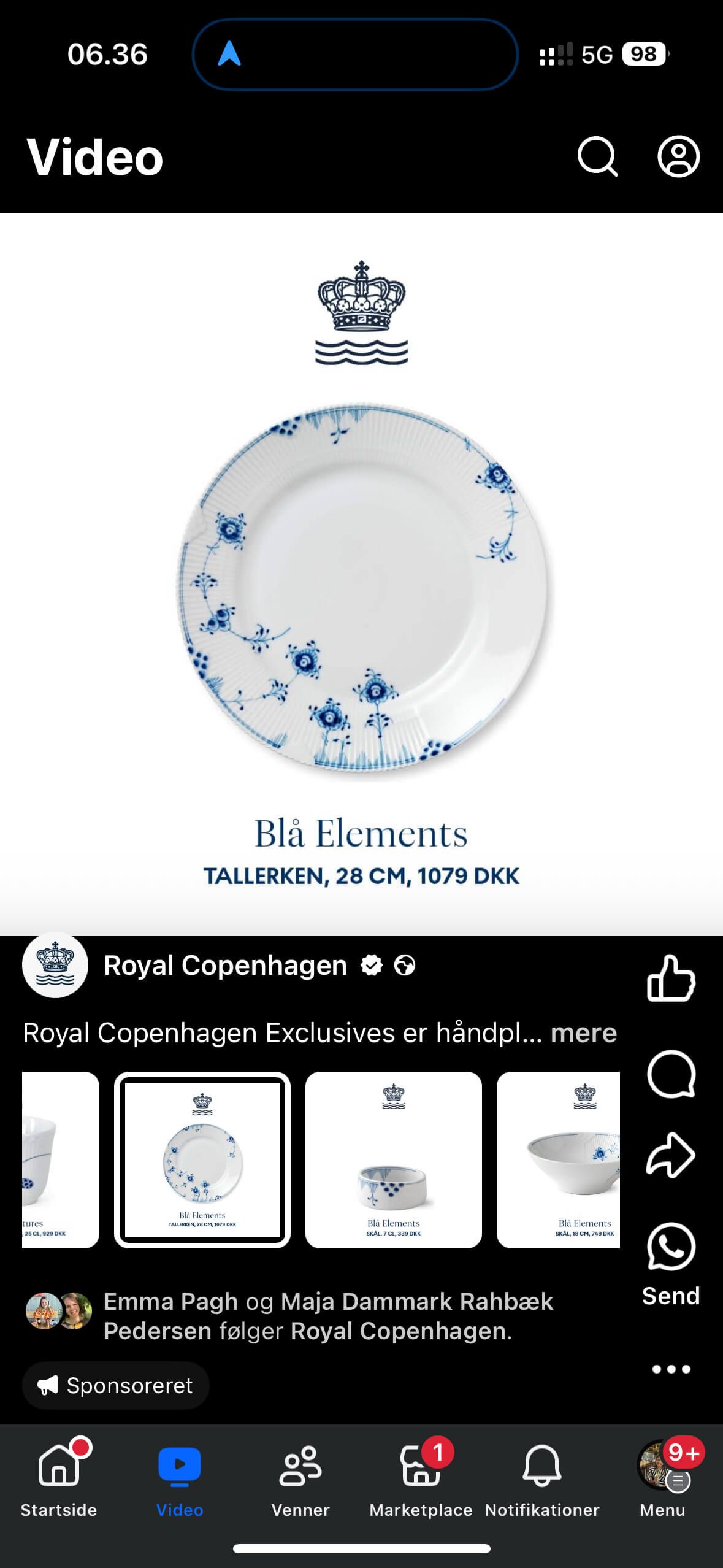 facebook video carousel ad example bottom