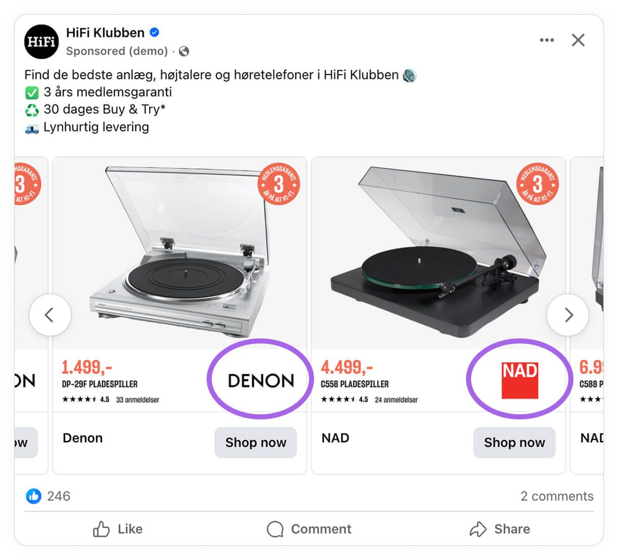 hifi klubben brand logo circle vinyl player