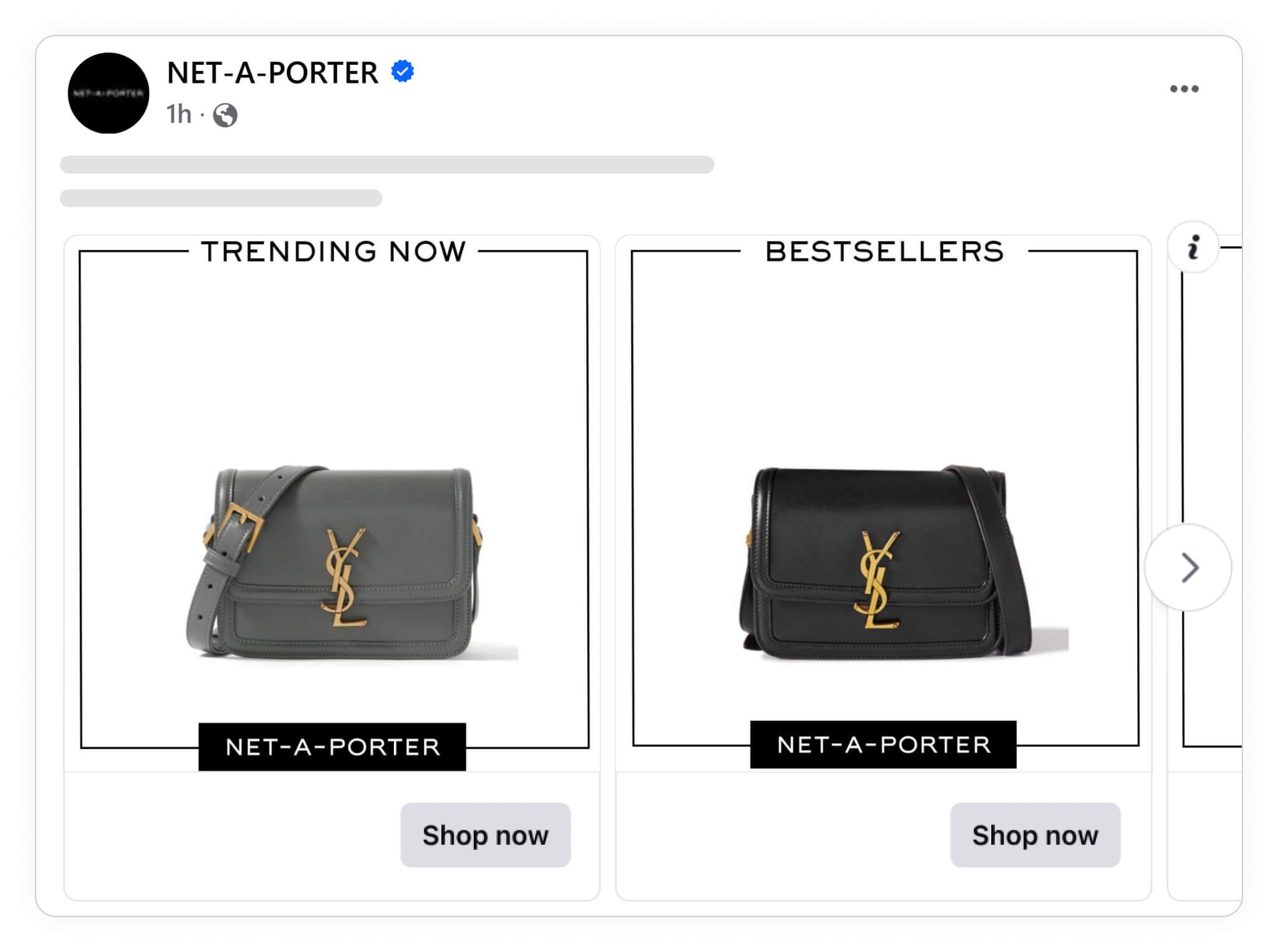high end and luxury brands catalog ad net-a-porter