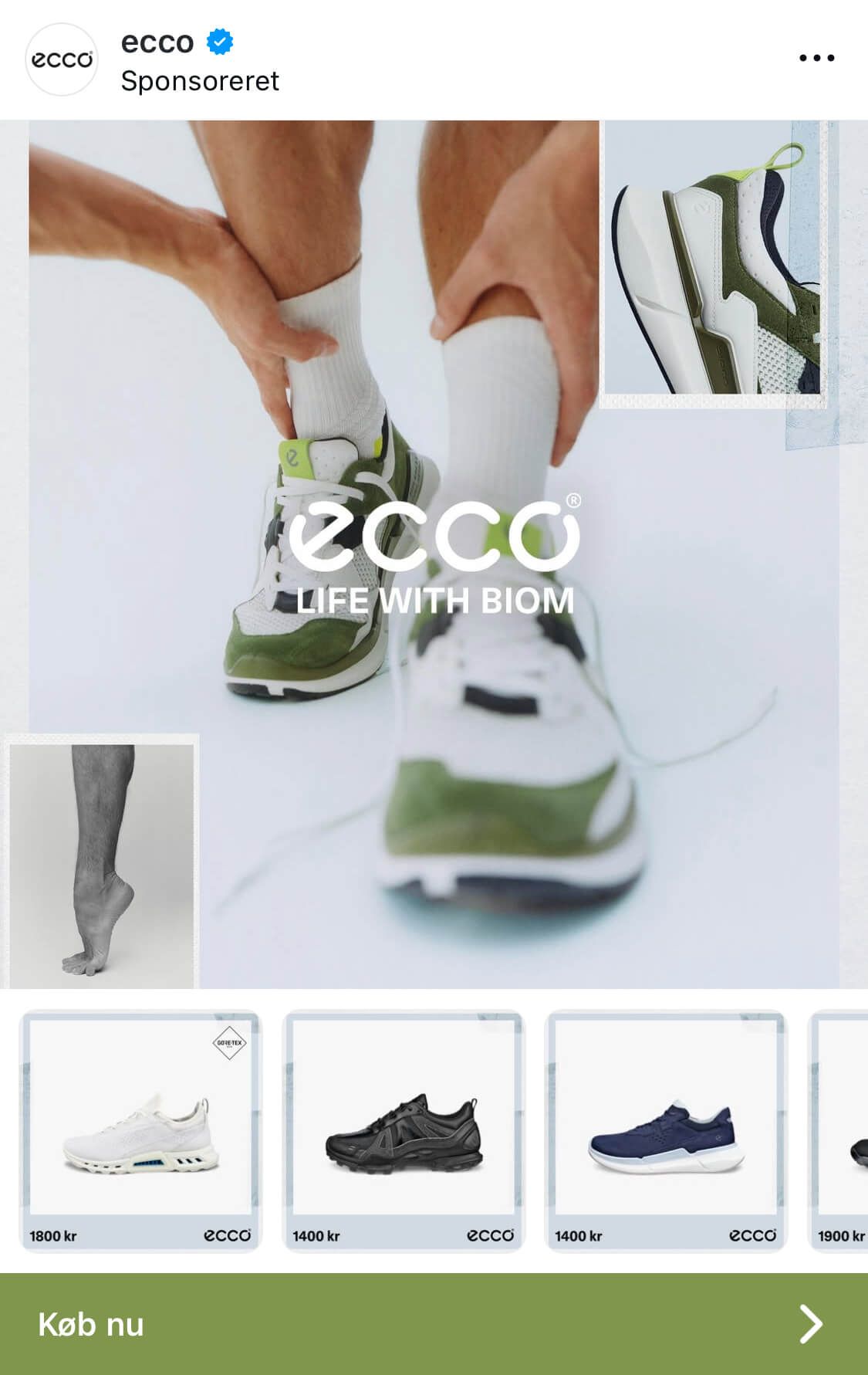 instagram collection feed ad ecco