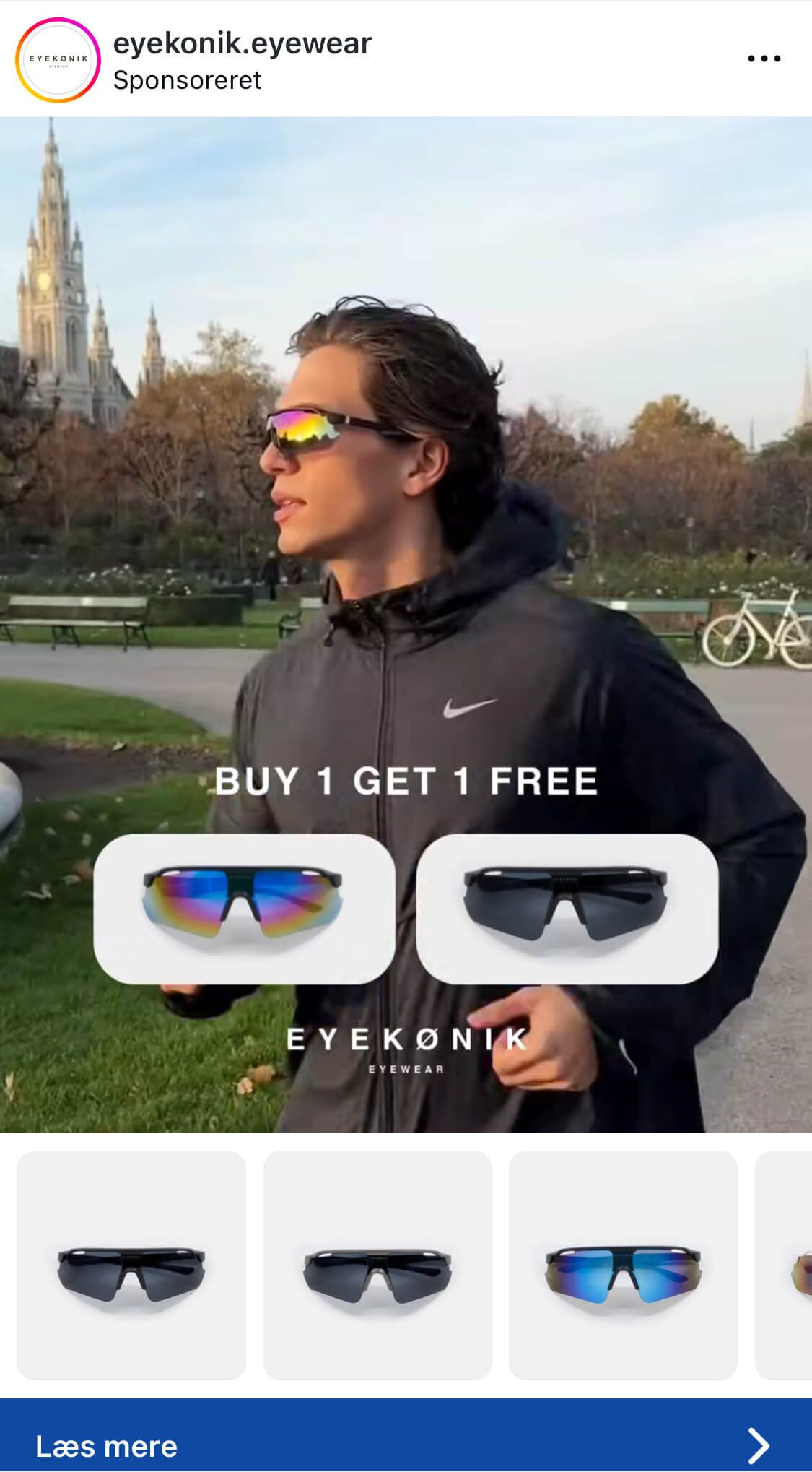 instagram collection feed ad eyekonik eyewear