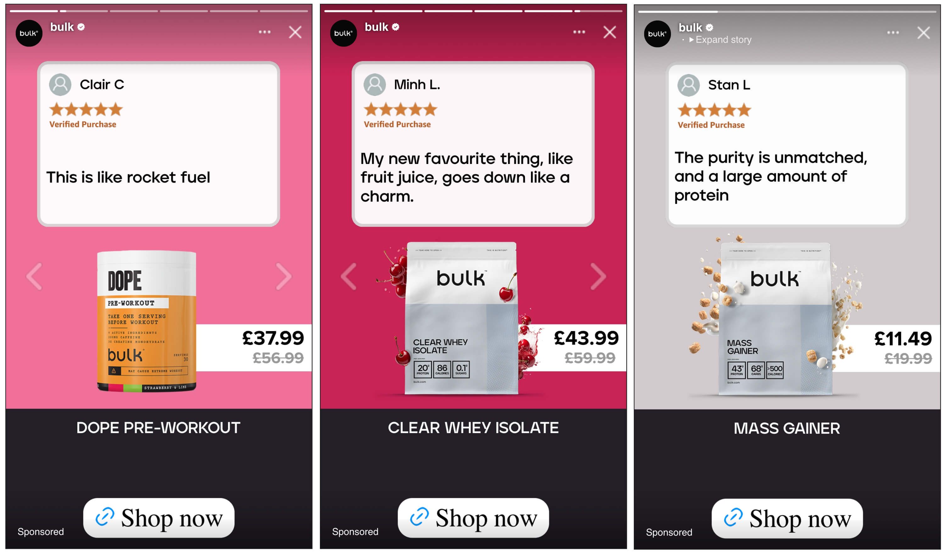 instagram story ad example compiled bulk