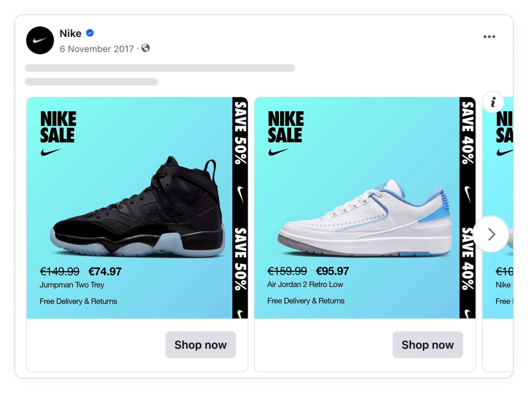 mid-end brands nike catalog ad
