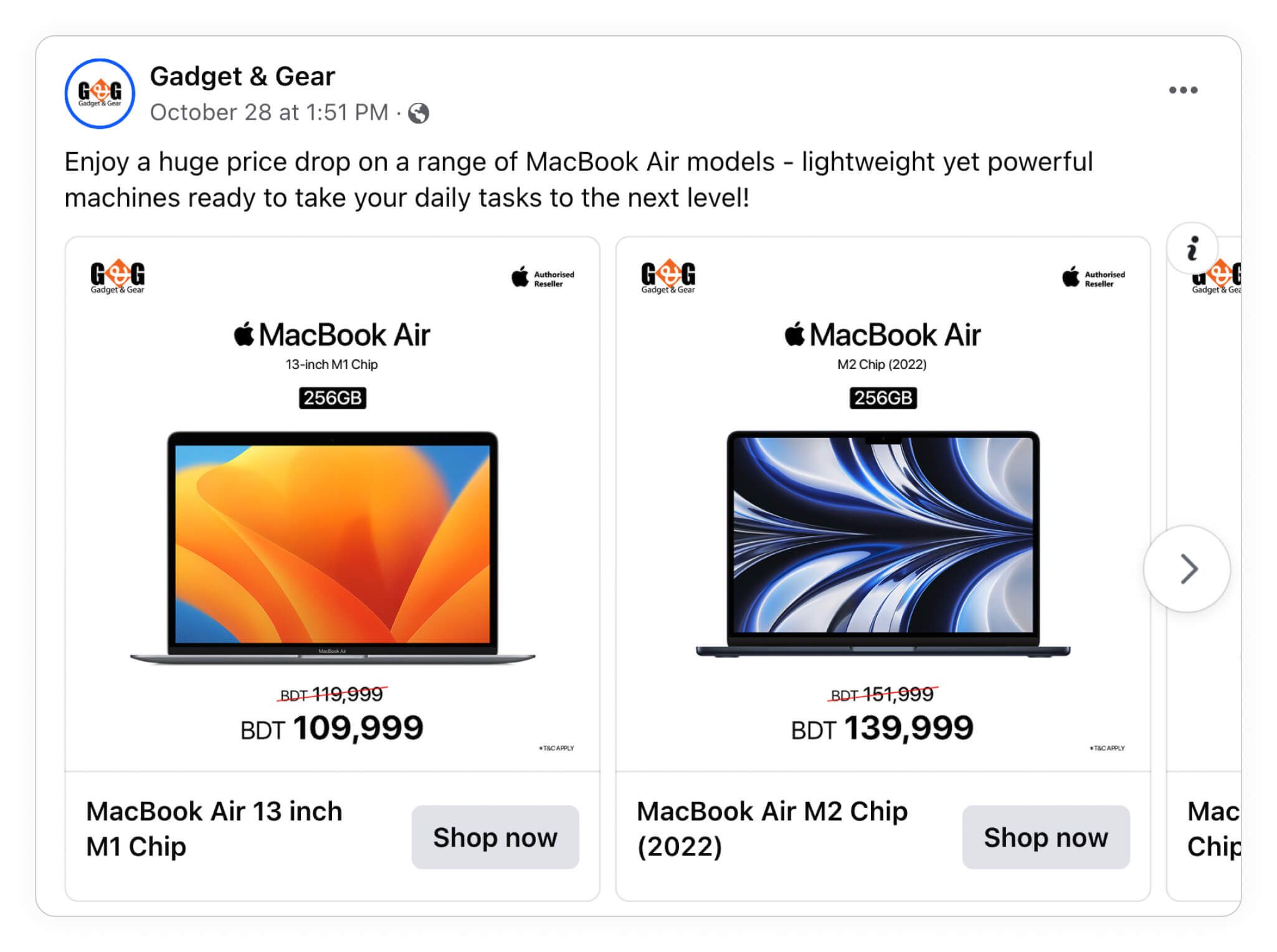 multi brand stores and retailers catalog ad gadget and gear