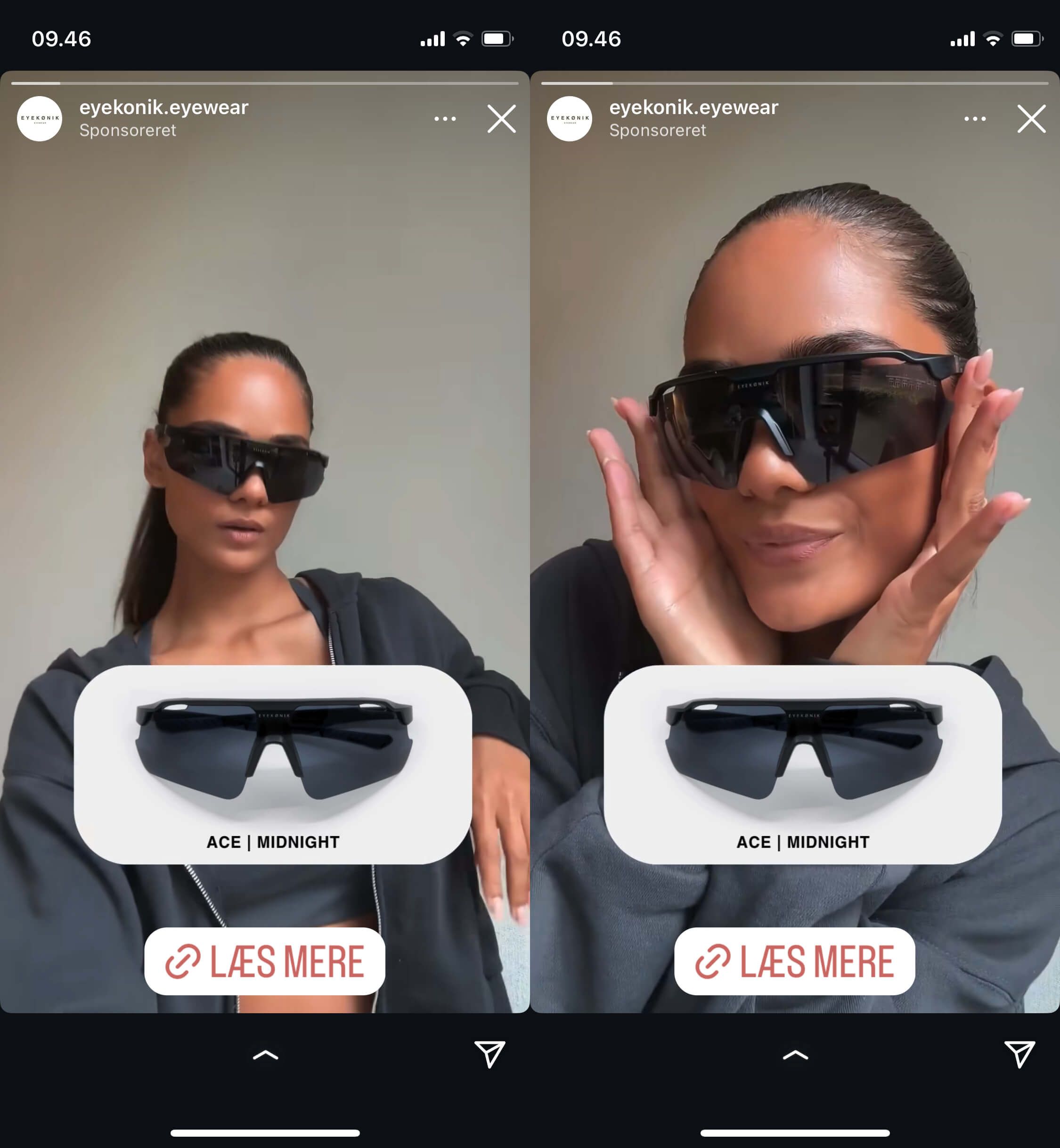 single ad instagram story eyekonik