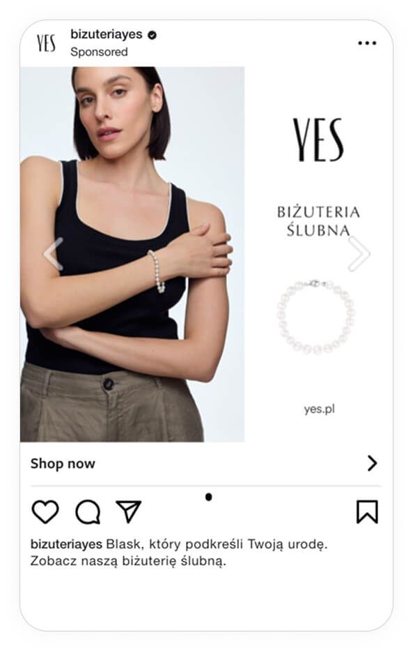 yes bizuteria instagram catalog ad